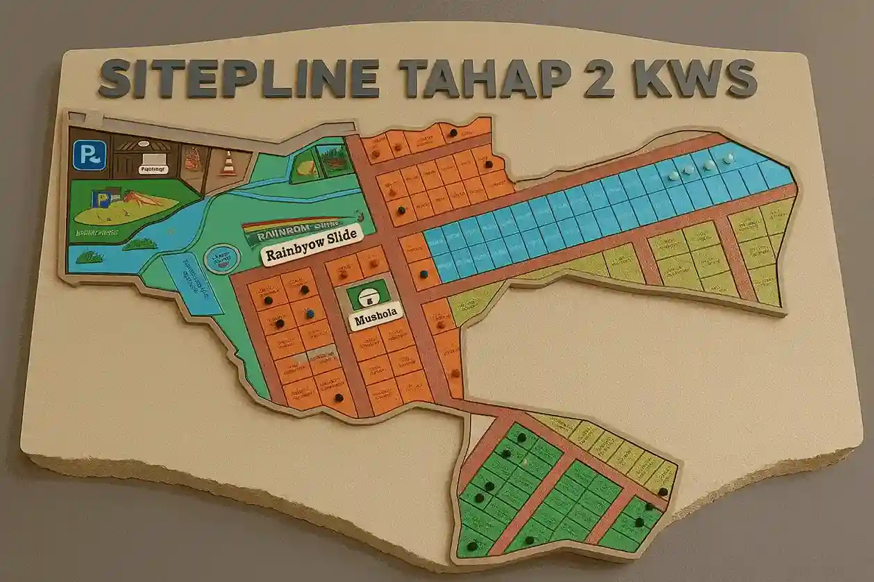 Site Plan Kavling Wisata Sukamakmur
